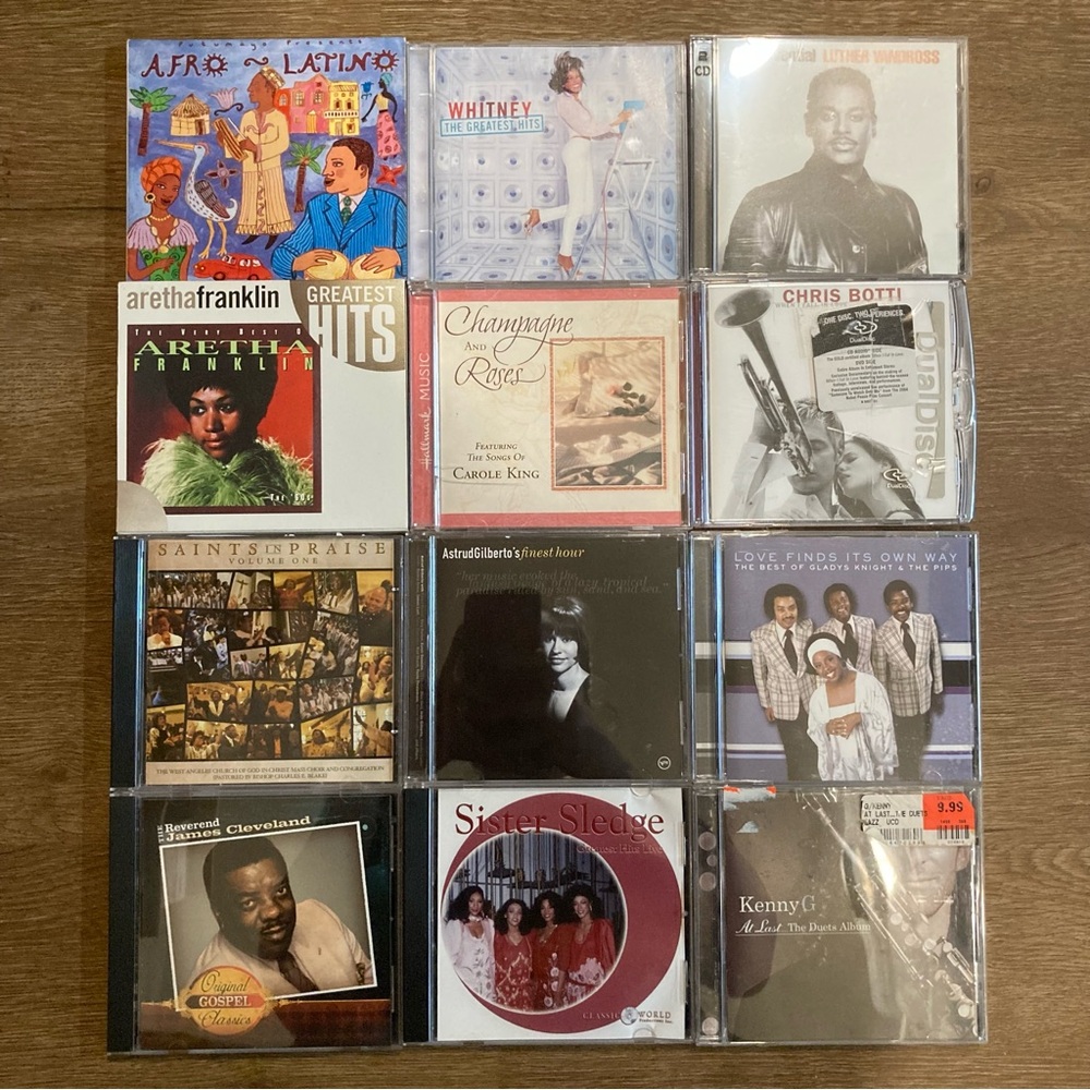 12 Vintage R&B Gospel Easy Listening CDs